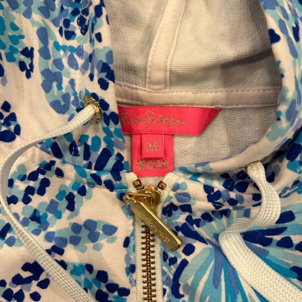 Lilly Pultizer Audrey Zip-Up Jacket size XS - Picture 4 of 5